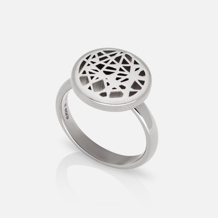 Jazz Ring Silber